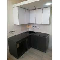 Кутова кухня без ручок